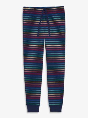 Primary Organic Cotton Rainbow Stripe PJ Pants Unisex Large